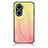 Silicone Frame Mirror Rainbow Gradient Case Cover LS1 for Huawei Nova 10 SE