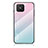 Silicone Frame Mirror Rainbow Gradient Case Cover LS1 for Huawei Nova 8 SE 4G