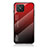 Silicone Frame Mirror Rainbow Gradient Case Cover LS1 for Huawei Nova 8 SE 4G Red