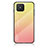 Silicone Frame Mirror Rainbow Gradient Case Cover LS1 for Huawei Nova 8 SE 4G Yellow