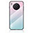 Silicone Frame Mirror Rainbow Gradient Case Cover LS1 for Huawei Nova 8i