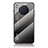 Silicone Frame Mirror Rainbow Gradient Case Cover LS1 for Huawei Nova 8i Dark Gray
