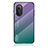 Silicone Frame Mirror Rainbow Gradient Case Cover LS1 for Huawei Nova 9 SE Mixed