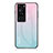 Silicone Frame Mirror Rainbow Gradient Case Cover LS1 for Huawei P60 Pro