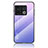 Silicone Frame Mirror Rainbow Gradient Case Cover LS1 for OnePlus 10 Pro 5G Clove Purple