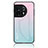 Silicone Frame Mirror Rainbow Gradient Case Cover LS1 for OnePlus 11 5G