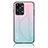 Silicone Frame Mirror Rainbow Gradient Case Cover LS1 for OnePlus Nord 2T 5G