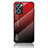 Silicone Frame Mirror Rainbow Gradient Case Cover LS1 for OnePlus Nord CE 2 5G Red