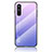 Silicone Frame Mirror Rainbow Gradient Case Cover LS1 for OnePlus Nord CE 5G Clove Purple