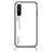 Silicone Frame Mirror Rainbow Gradient Case Cover LS1 for OnePlus Nord CE 5G White