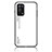 Silicone Frame Mirror Rainbow Gradient Case Cover LS1 for OnePlus Nord N200 5G White