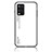 Silicone Frame Mirror Rainbow Gradient Case Cover LS1 for Oppo A54 4G White