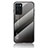 Silicone Frame Mirror Rainbow Gradient Case Cover LS1 for Oppo A54s Dark Gray
