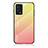 Silicone Frame Mirror Rainbow Gradient Case Cover LS1 for Oppo A55 4G
