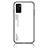Silicone Frame Mirror Rainbow Gradient Case Cover LS1 for Oppo A55S 5G White