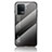 Silicone Frame Mirror Rainbow Gradient Case Cover LS1 for Oppo A94 4G Dark Gray