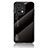 Silicone Frame Mirror Rainbow Gradient Case Cover LS1 for Oppo Find X5 Pro 5G Black