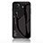 Silicone Frame Mirror Rainbow Gradient Case Cover LS1 for Oppo Reno11 Pro 5G Black