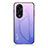 Silicone Frame Mirror Rainbow Gradient Case Cover LS1 for Oppo Reno8 T 4G