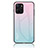 Silicone Frame Mirror Rainbow Gradient Case Cover LS1 for Realme 10 5G