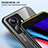 Silicone Frame Mirror Rainbow Gradient Case Cover LS1 for Realme 10 Pro+ Plus 5G