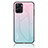 Silicone Frame Mirror Rainbow Gradient Case Cover LS1 for Realme 10S 5G