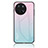 Silicone Frame Mirror Rainbow Gradient Case Cover LS1 for Realme 11 4G