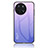 Silicone Frame Mirror Rainbow Gradient Case Cover LS1 for Realme 11 4G Clove Purple