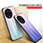 Silicone Frame Mirror Rainbow Gradient Case Cover LS1 for Realme 11 5G