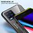 Silicone Frame Mirror Rainbow Gradient Case Cover LS1 for Realme 8 4G