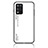 Silicone Frame Mirror Rainbow Gradient Case Cover LS1 for Realme 8 5G White