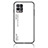 Silicone Frame Mirror Rainbow Gradient Case Cover LS1 for Realme 8i White