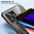 Silicone Frame Mirror Rainbow Gradient Case Cover LS1 for Realme 9 4G