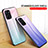 Silicone Frame Mirror Rainbow Gradient Case Cover LS1 for Realme 9i 5G