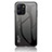 Silicone Frame Mirror Rainbow Gradient Case Cover LS1 for Realme 9i 5G Dark Gray