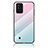 Silicone Frame Mirror Rainbow Gradient Case Cover LS1 for Realme C11 (2021)