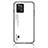 Silicone Frame Mirror Rainbow Gradient Case Cover LS1 for Realme C31 White