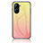 Silicone Frame Mirror Rainbow Gradient Case Cover LS1 for Realme C33 (2023)