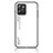 Silicone Frame Mirror Rainbow Gradient Case Cover LS1 for Realme C35 White