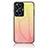 Silicone Frame Mirror Rainbow Gradient Case Cover LS1 for Realme C55