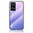 Silicone Frame Mirror Rainbow Gradient Case Cover LS1 for Realme GT Neo 3T 5G Clove Purple