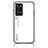 Silicone Frame Mirror Rainbow Gradient Case Cover LS1 for Realme GT Neo2 5G White