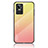 Silicone Frame Mirror Rainbow Gradient Case Cover LS1 for Realme GT Neo3 5G Yellow