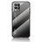 Silicone Frame Mirror Rainbow Gradient Case Cover LS1 for Realme Narzo 50 4G Dark Gray