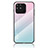 Silicone Frame Mirror Rainbow Gradient Case Cover LS1 for Realme Narzo 50A