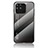 Silicone Frame Mirror Rainbow Gradient Case Cover LS1 for Realme Narzo 50A Dark Gray