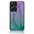 Silicone Frame Mirror Rainbow Gradient Case Cover LS1 for Realme Narzo N55