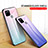 Silicone Frame Mirror Rainbow Gradient Case Cover LS1 for Realme Q2i 5G