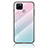 Silicone Frame Mirror Rainbow Gradient Case Cover LS1 for Realme Q2i 5G