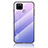 Silicone Frame Mirror Rainbow Gradient Case Cover LS1 for Realme Q2i 5G Clove Purple